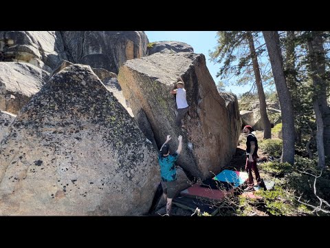 Beta Video for climb Ion v9, Lake Tahoe