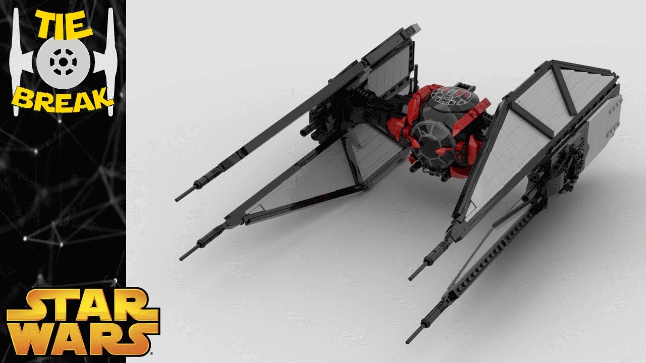 TIE Whisper - Star Wars LEGO MOC - TIE fighter line
