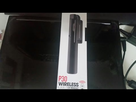 UNBOXING P30 WIRELESS MINI  LIVE BROADCAST SELFIE STICK