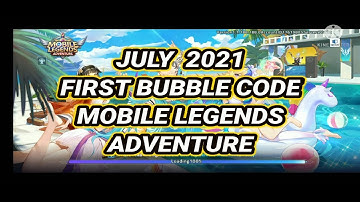 FIRST BUBBLE CODE ML ADVENTURE JULY 2021