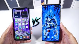 iPhone 11 VS Samsung Galaxy S10 5G In 2022! (Cameras, Speed Test & Display)