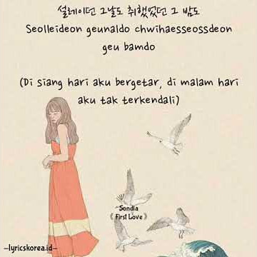 Sondia - First Love (Lyrics Indonesia)