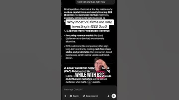 Why VC’s are mostly investing in B2B startups now #entrepreneurship #saas #startups #founders