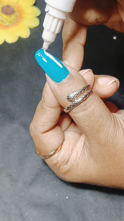 Easy nailart design for beginners 💅❤️#youtubeshorts #shorts #viralshorts #nailart #naildesign #nails