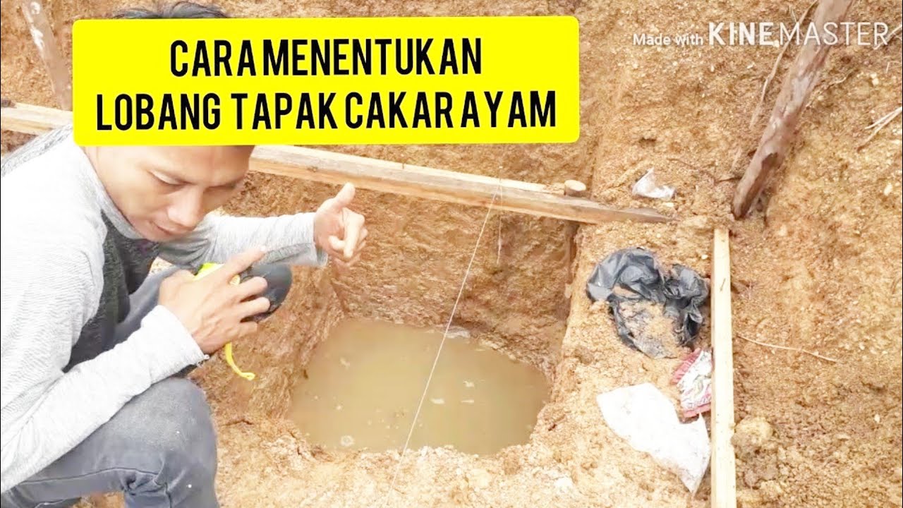 cara membuat lobang galian tapak rumah||kedalaman galian ...