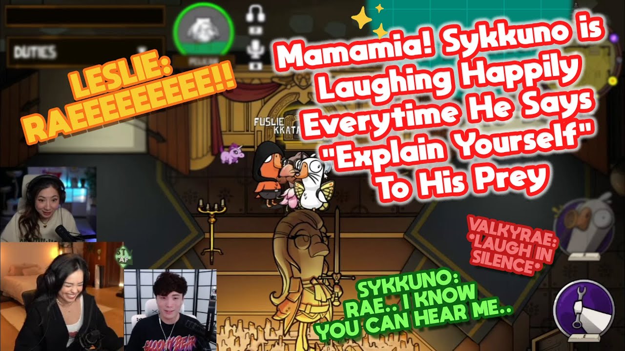 MAMAMIA! SYKKUNO IS LAUGHING HAPPILY EVERYTIME HE SAYS EXPLAIN YOURSELF TO HIS PREY