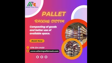 Optimize Your Warehouse Space with Atlanta Pallet Rack Solutions! 🏭📦#palletracking #PalletRackSystem