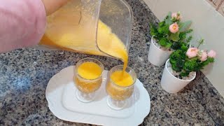طريقة تحضير عصير بالكرعة الحمرة والبرتقال مداق خطير