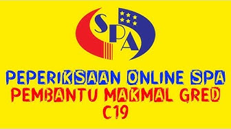Pembantu Makmal Gred C19 Rujukan Pantas Lulus Peperiksaan Online 2020 Youtube