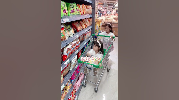 今天就让姐妹俩零食自由吧！超市购物买买买！#姐妹日常 #走秀 #购物挑战#挑战