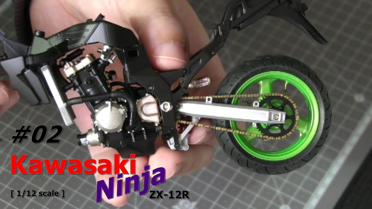 #2/4, Kawasaki Ninja ZX-12R[Tamiya 1/12 scale Motorcycle ...