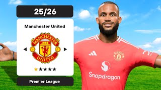 Manchester United REALISTIC rebuild with ŠEŠKO in FC25!