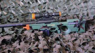 TOYSREX KID'S TOY SNIPER RIFLE CAMOUFLAGE WITH LIGHTS AND SOUNDS 