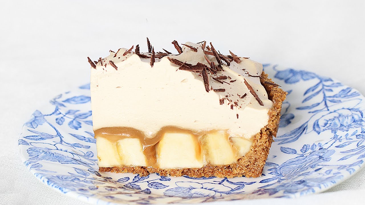 Рецепт пирога Banofee : Дульсе де лече и банановый пирог