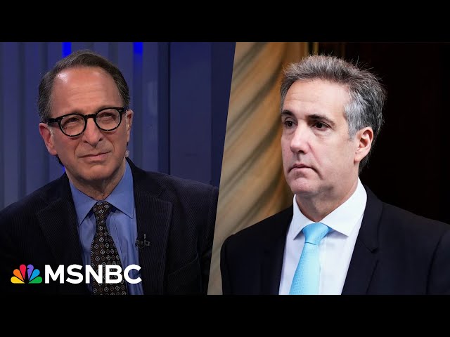 Question Michael Cohen asked in court that Andrew Weissmann agreed with I 