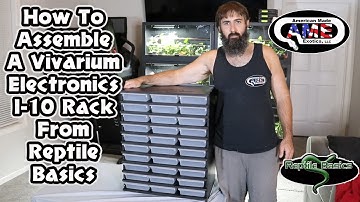 How To Assemble A Vivarium Electronics I-10 Rack From Reptile Basics v73 AME