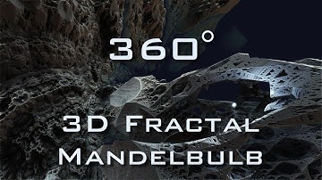 360° Fractal Death Valley - Mandelbulb 3D fractal