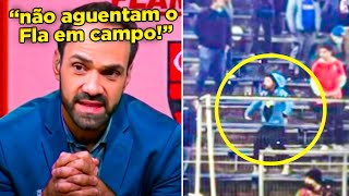 TORCEDORES DA UNIVERSIDAD CATÓLICA APELAM DEPOIS DE PERDER PRO FLAMENGO!! FLA 3 X 2 UNI.!!!