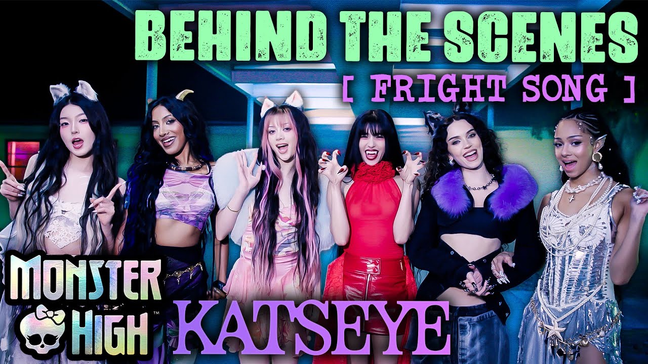 Behind the Scenes: KATSEYE “Fright Song” | Monster High