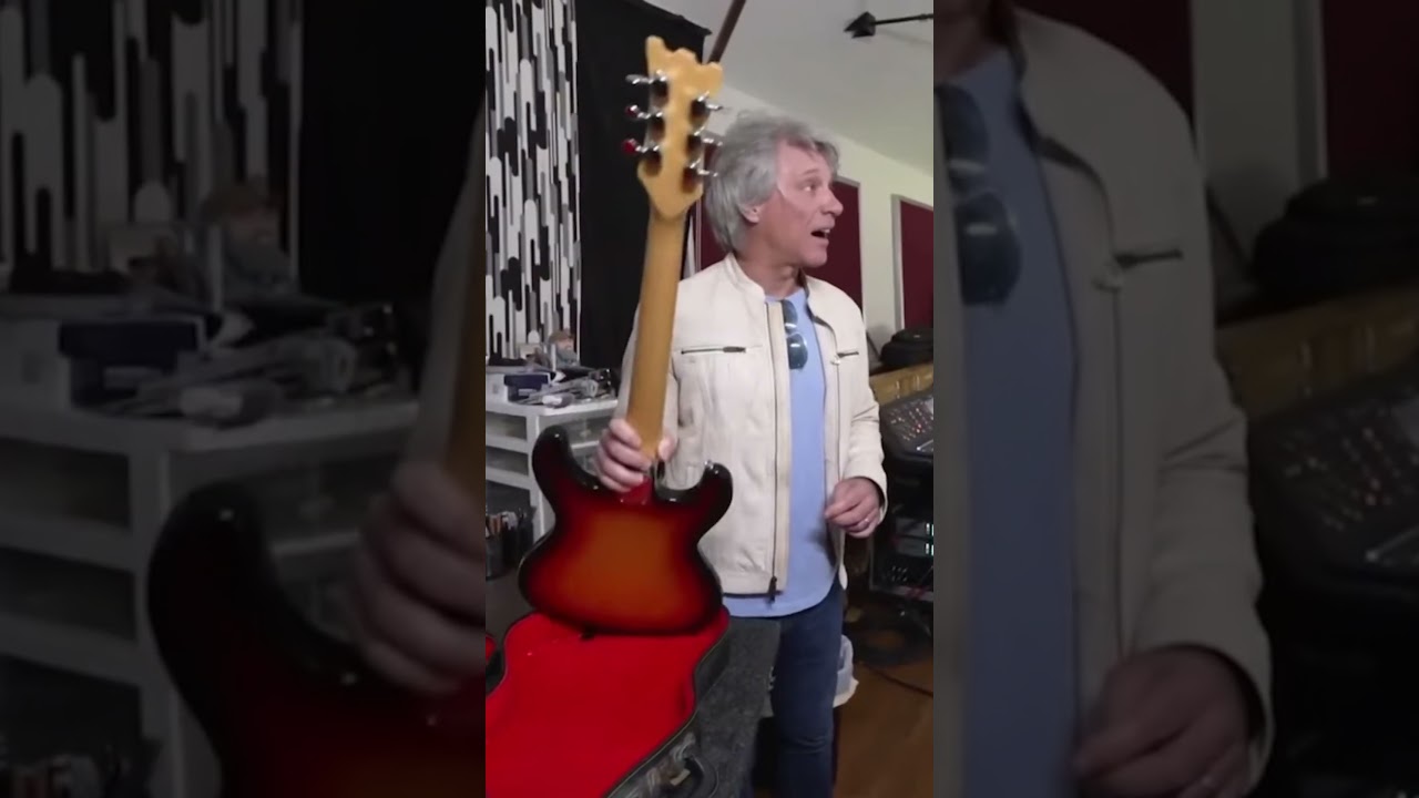 Bon Jovi воссоединился со своей первой гитарой 🎸