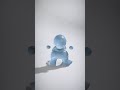 Stylized Cartoon Character with Playful Pose - AI Rigged 3D Character