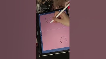 How I use inverted symmetry on the Procreate app #shorts #ipad