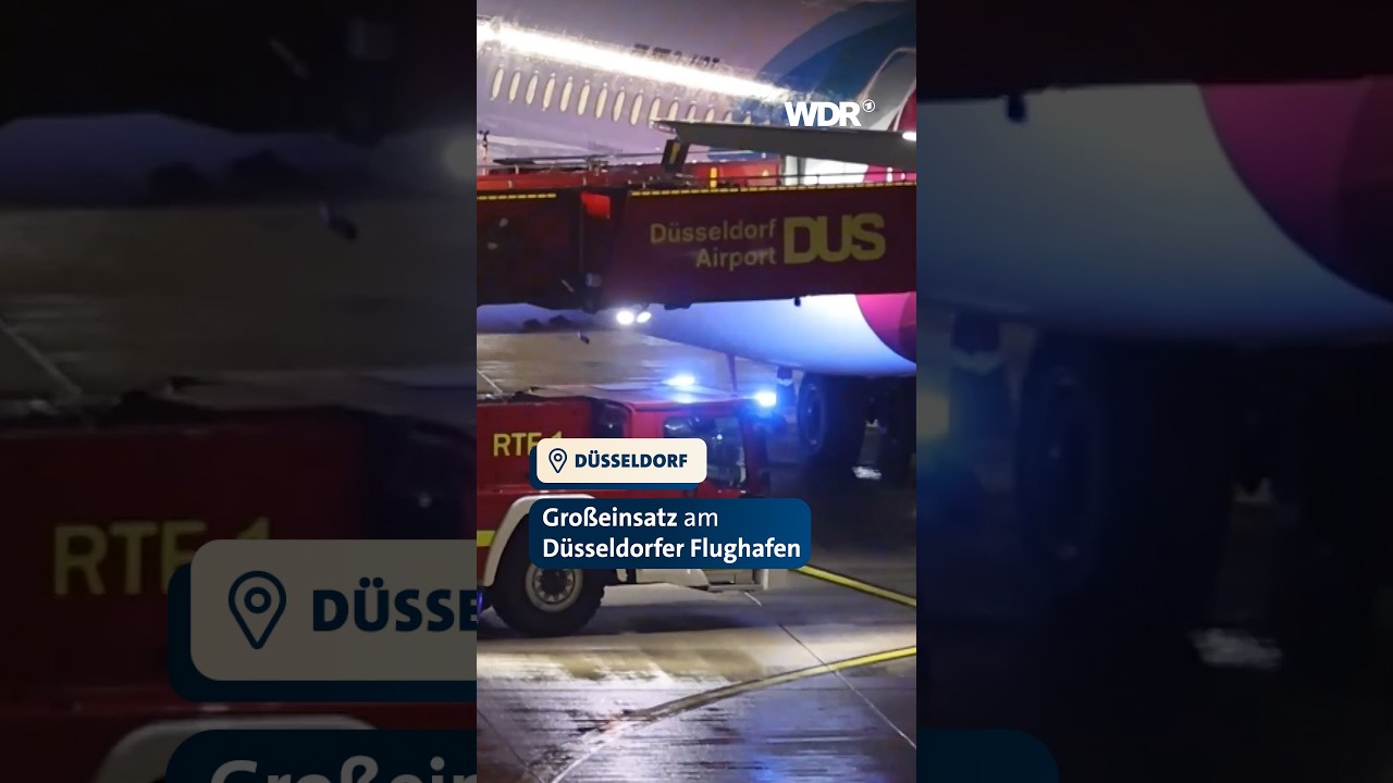 Medizinischer Großeinsatz am Düsseldorfer Flughafen