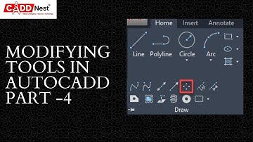modifying tools of auto cadd part - 4 ||cadd nest rr nagar|| revit training centre