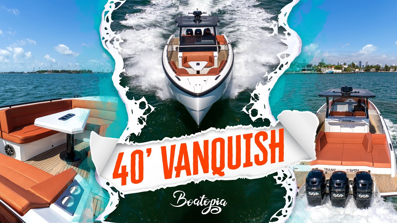 40' Vanquish captured by BOATOPIA (4K)