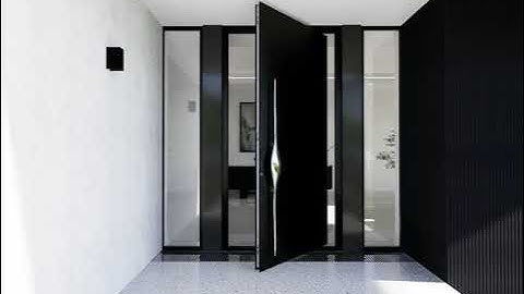 3D Pivot Door Animation | Architectural Visualization