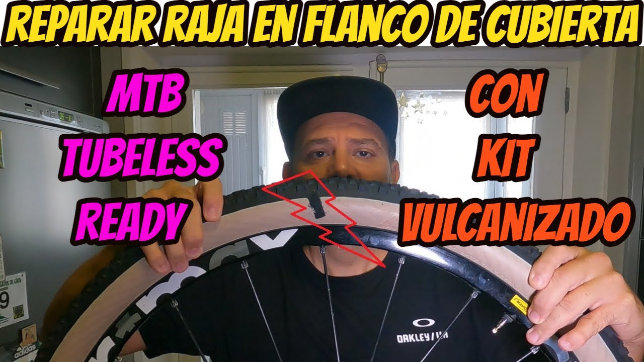 Reparar Raja Flanco de Tubeless MTB con KIt Recauchutado. - YouTube