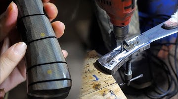 Làm Cán Dao Mèo VUA Thủ Công Dao Vip - HTX Dao Phúc Sen