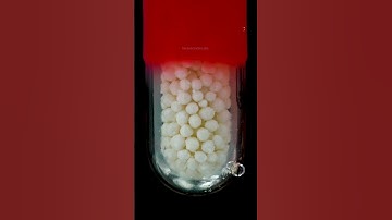 Cool experiment of capsule dissolve in water |  #relaxing #closeup  #satisfying #capsule #water