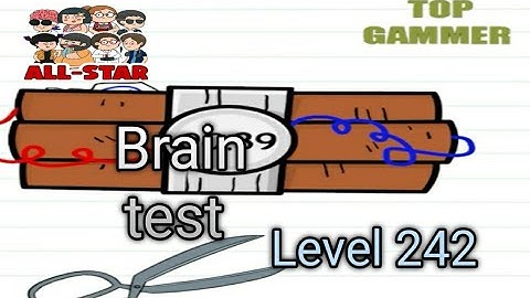 Brain Test All-Star: IQ Boost level 242 gameplay walkthrough Solution