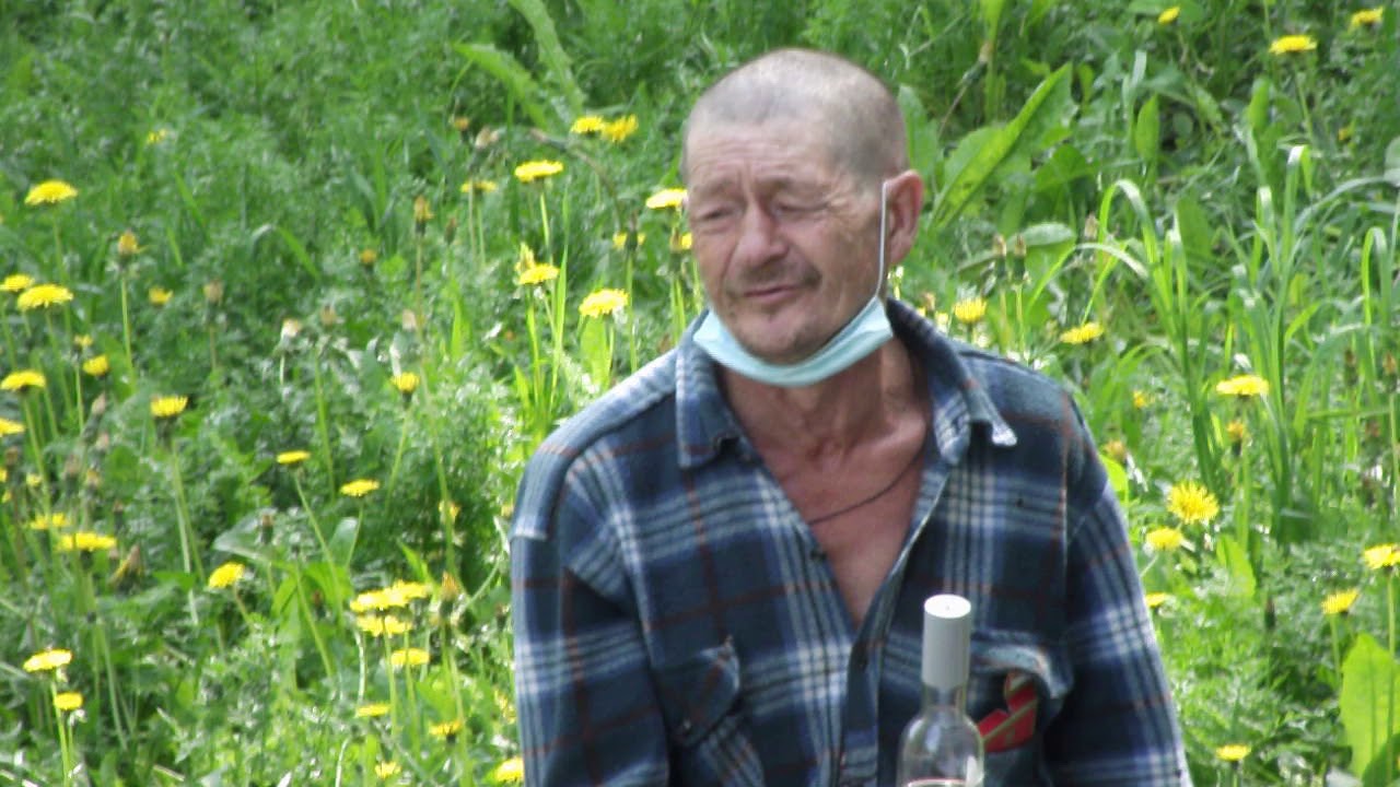 На камазе алкаш