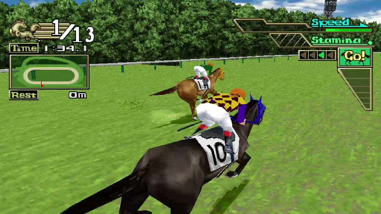 PSX GI Jockey 2000 gameplay part55 賽馬遊戲
