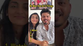 No Man has all 5 Things #comedy #ytshorts #funny #husbandwife #viral