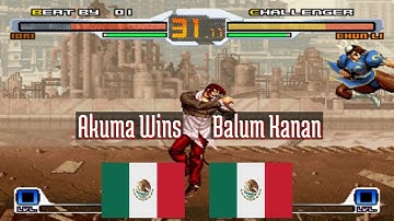 FT5 @svcsplus: Akuma Wins (MX) vs Balum Kanan (MX) [SNK vs Capcom svc Fightcade] Mar 2