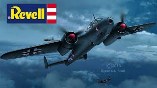 REVELL Dornier Do17Z-10 "Kauz" Full video build (Night Fighter)