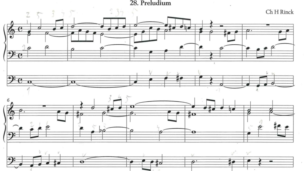 Christian Heinrich Rinck - Prelude in C major