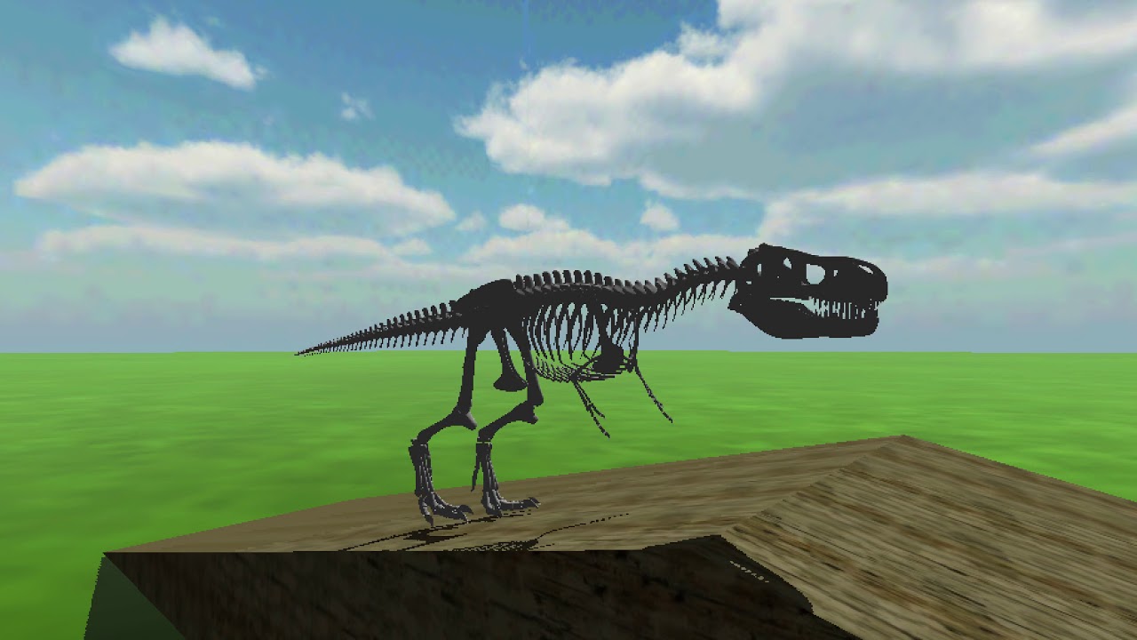 Physically Simulated T-Trex