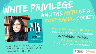 White Privilege with Prof Kalwant Bhopal