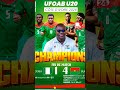 Finale UFOA-B U20 : Les Étalons écrasent le Nigeria 4-1