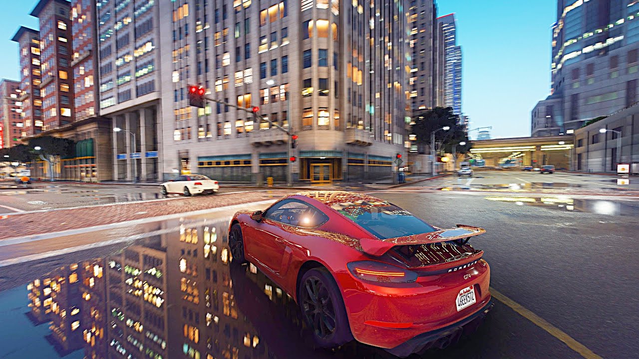 DubstepZz on X: GTA 5 - 2021 Ray Tracing Rain Enhancement Graphics Mod -  8k Resolution RTX 3090 Gameplay!    / X