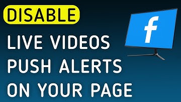 How To Disable Live Videos Push Notifications On Your Page On Facebook On PC (New Update)