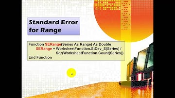 User-defined functions in Excel