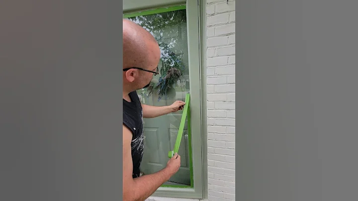Painting Doors with Glass Panels #theshopprojects #shorts #diy #painting #homeimprovement