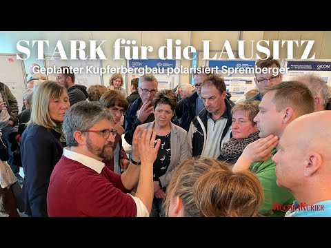 "STARK fr die LAUSITZ" - Kupferbergbau polarisiert Spremberger beim Informationsmarkt in Haidemhl