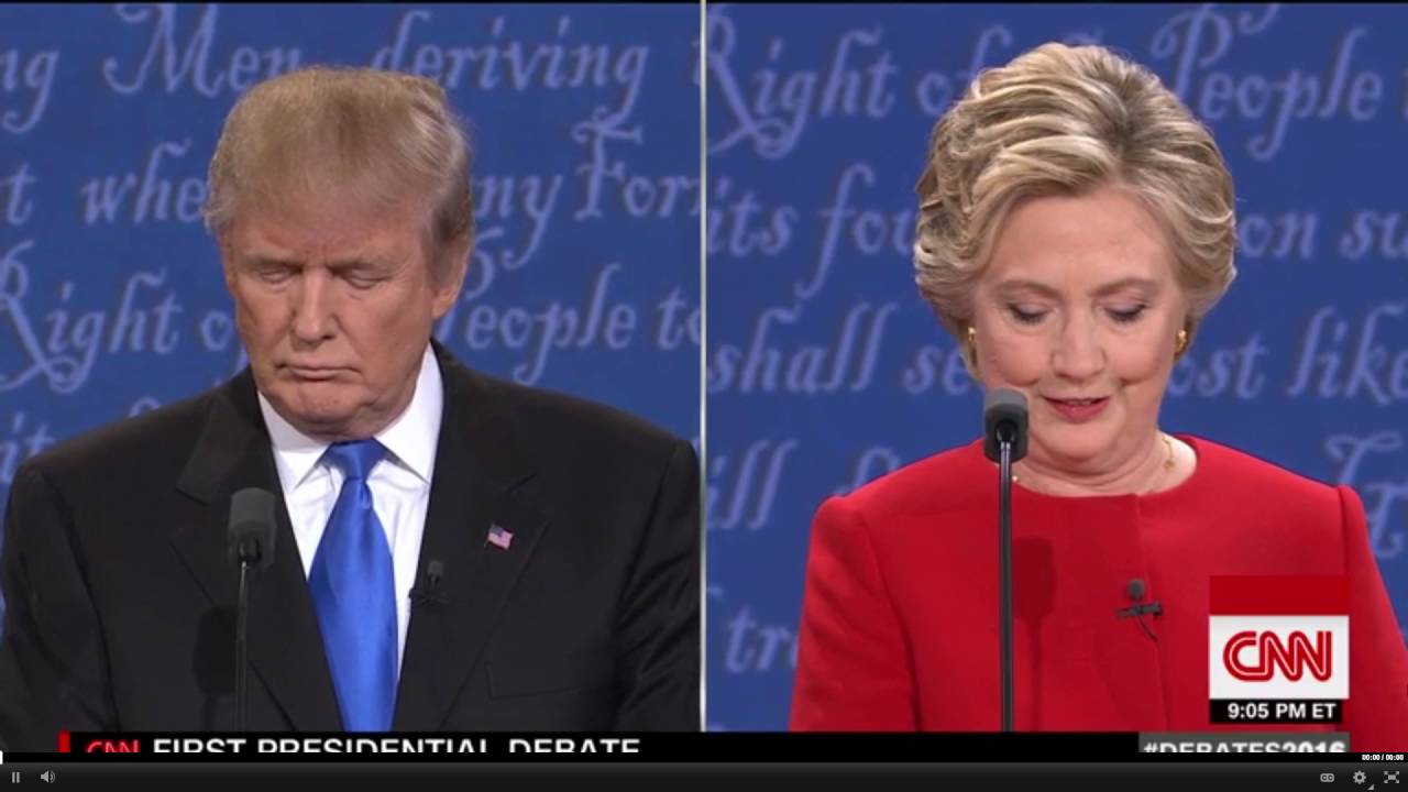 Hillary vs. Clinton Full First presidential debate 9/26/2016 - YouTube