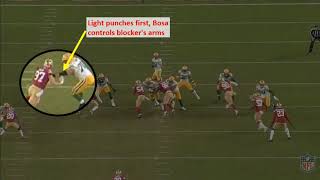 9   Nick Bosa sack on Aaron Rodgers vs GB 2019